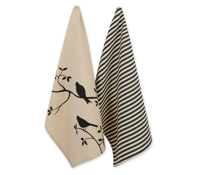 Design Imports Set/2 Bushel & Peck Birds Kitchen Towels — View 2