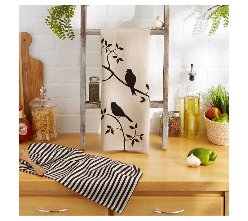 Design Imports Set/2 Bushel & Peck Birds Kitchen Towels — View 7