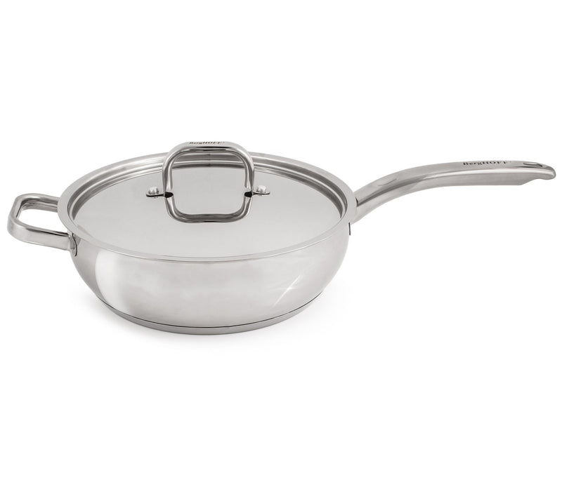 BergHOFF Belly Shape 18/10 SS 9.5" Deep Skillet, 3.2qt. — Main view