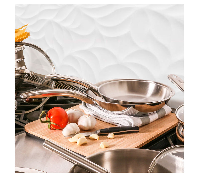 BergHOFF Belly Shape 18/10 Stainless Steel 8" Fry Pan — View 5