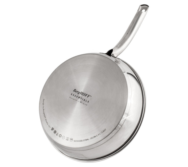 BergHOFF Belly Shape 18/10 Stainless Steel 8" Fry Pan — View 4