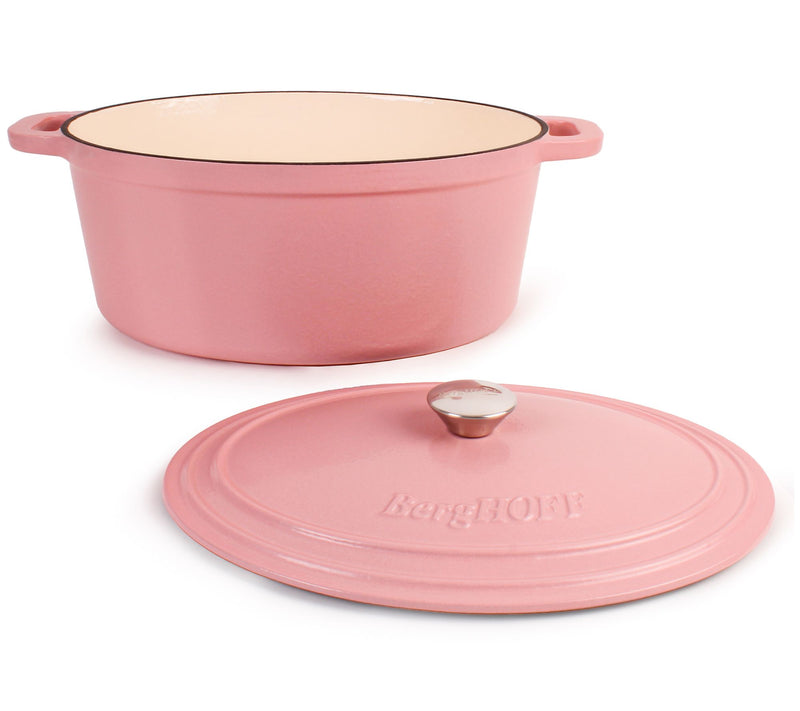 BergHOFF Neo 5P c 5qt. & 8qt. C ast Iron Oval D utch Oven Set — View 7