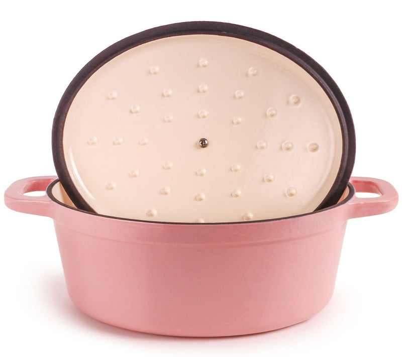 BergHOFF Neo 5P c 5qt. & 8qt. C ast Iron Oval D utch Oven Set — View 4