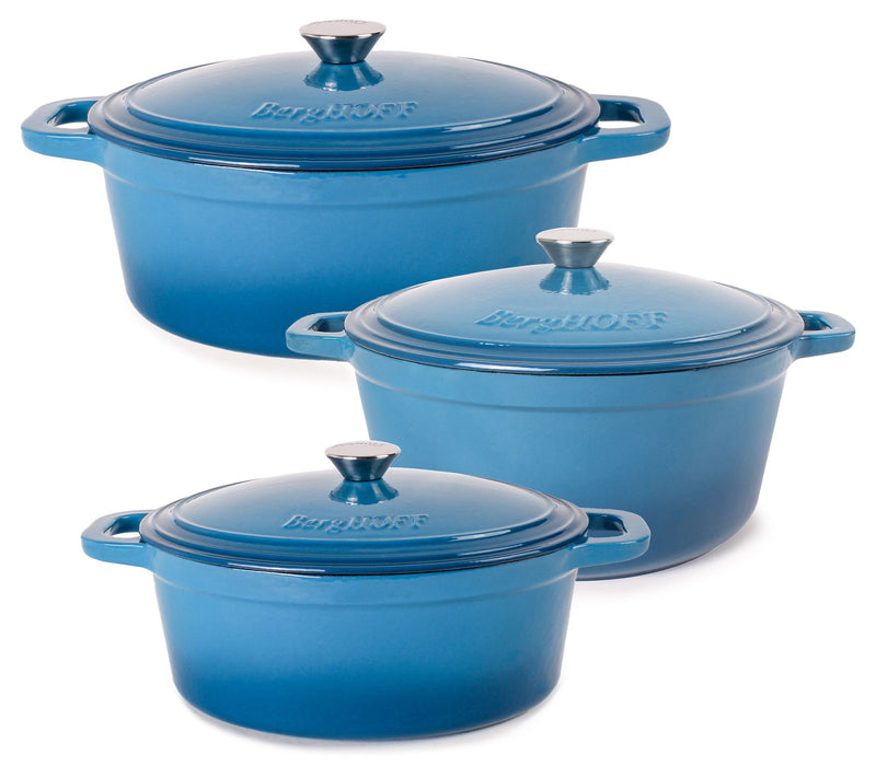 BergHOFF Neo 6pc Cast Iron Dutch Oven CookwareSet with Lids — View 3