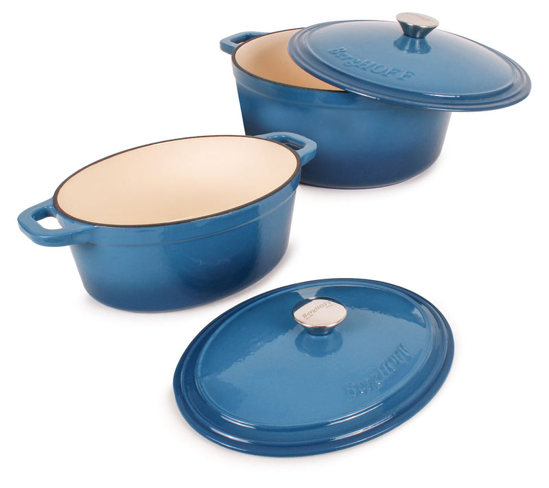 BergHOFF Neo 6pc Cast Iron Dutch Oven CookwareSet with Lids — View 5