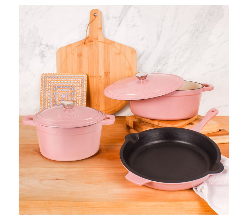 BergHOFF Neo 5-Piece  3qt. & 5qt Cast Iron Dutch Oven Set — View 8