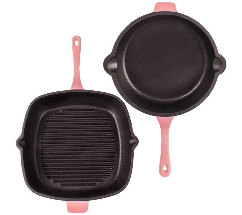 BergHOFF Neo Cast Iron Frypan Grill pan & Round  Dutch Oven Se — View 21
