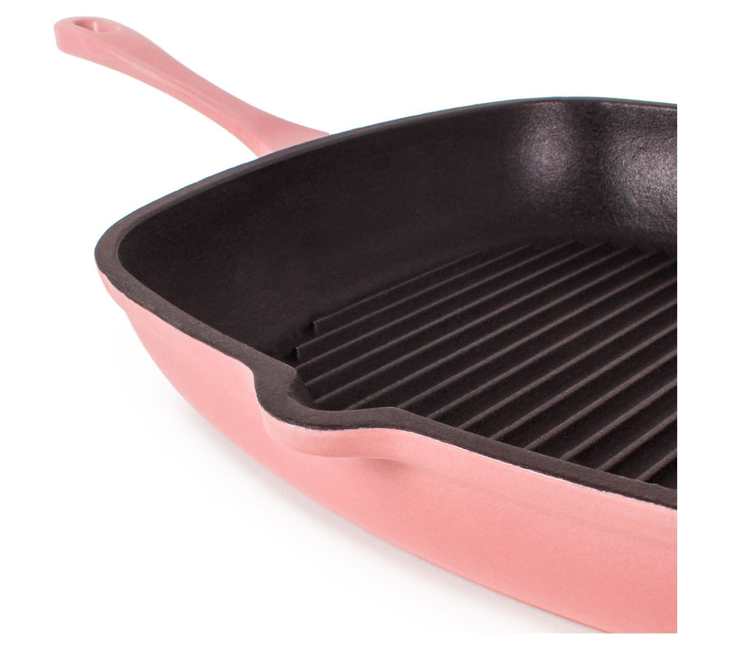 BergHOFF Neo 3Pc Cast Iron Grill Pan & Round Dutch Oven Set — View 17