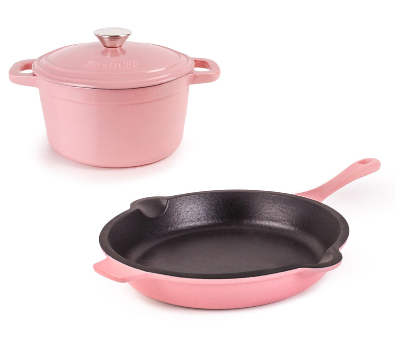 BergHOFF Neo 3Pc Cast Iron Fry Pan & Round Dutch Oven Set — View 7