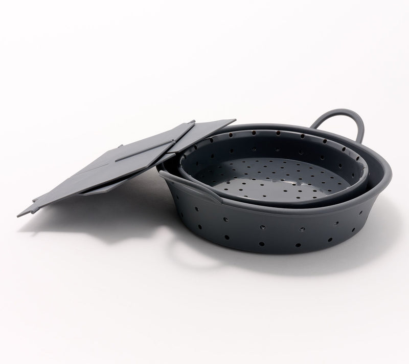 Prepology Silicone Steamer With Removeable Divider — View 3