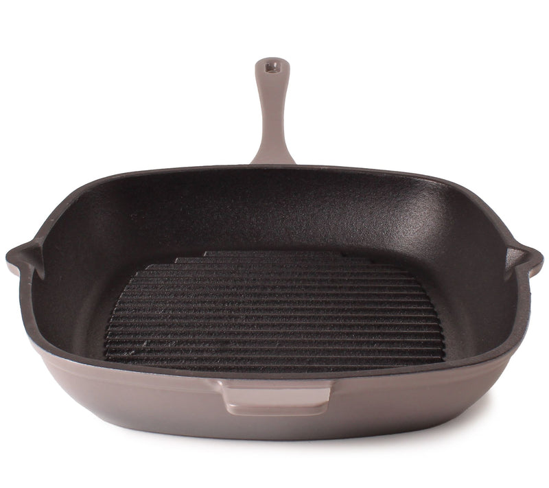 BergHOFF Neo 2P c Cast Iron 10" Fry Pan & 11" Grill Pan Set — View 11