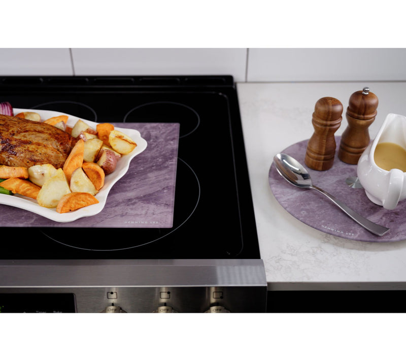 Henning Lee Tempered Glass Countertop Tray and Lazy Susan Set — View 13