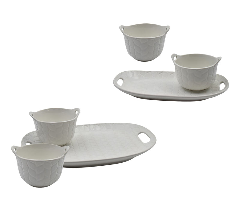 Temp-tations Carved Willow 6-pc Everyday Serving Tray and Bowl Set — View 7