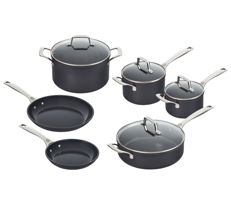 Le Creuset Set of 10 Essential Non-Stick Ceramic Cookware Set — View 3