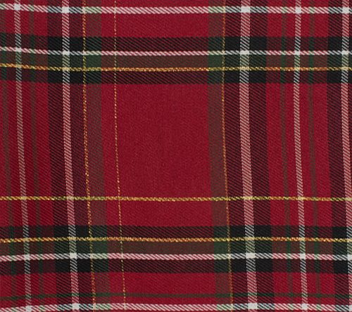 Design Imports Set/6 Holiday Metallic Plaid Napkins — View 7