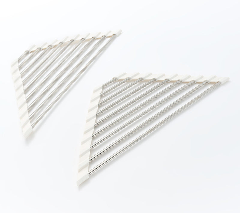 Cella Set of 2 Kitchen Sink Corner Roll Up Drip Mats — View 6