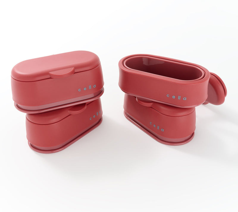 Cella Set of 4 Pour & Store Bag Sealing Lids — Main view