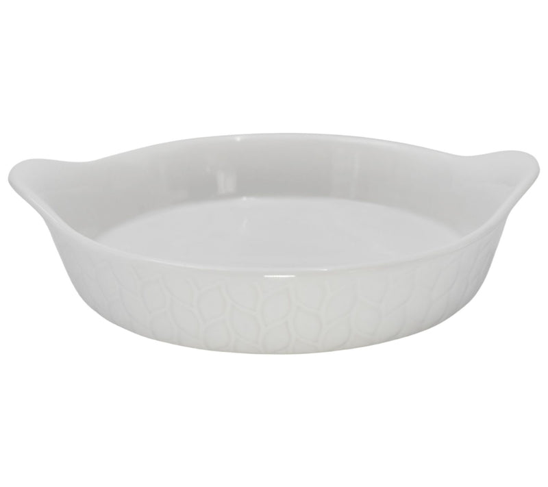 Temp-tations Carved Willow 10" Pie Plate with Handles — View 7