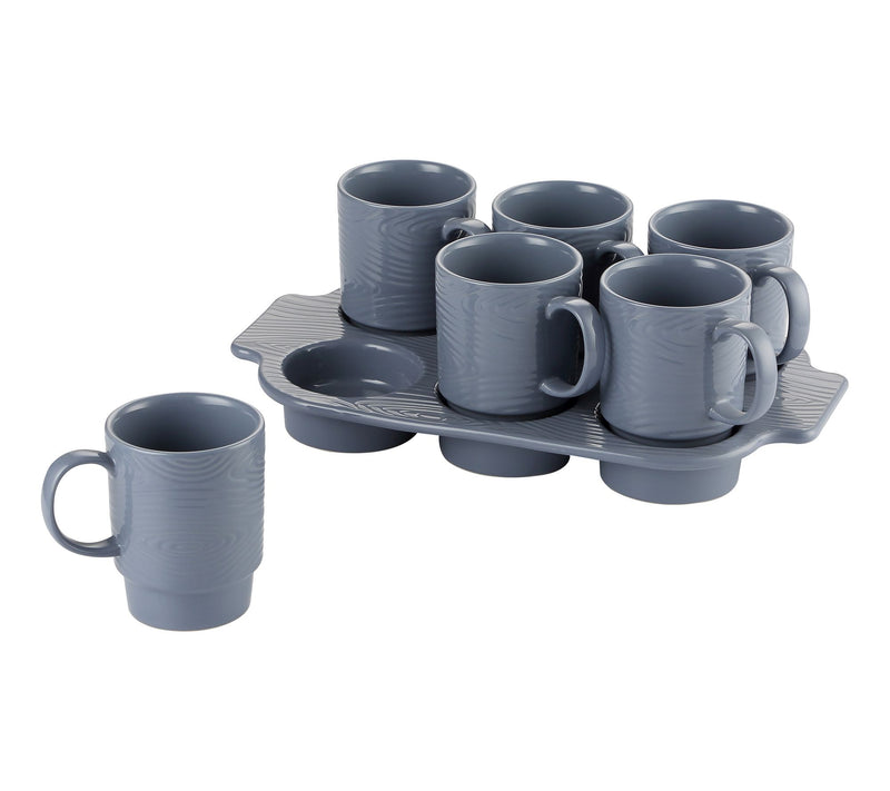 Temp-tations Woodland 7-Piece Mug and Muffin Set — View 7