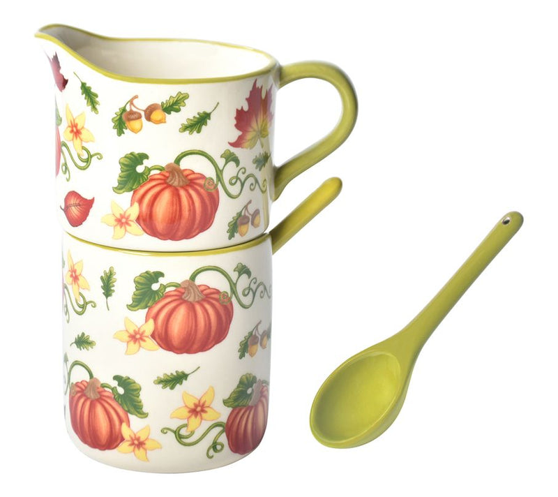 Temp-tations Seasonal Stacking Cream & Sugar Set — Main view