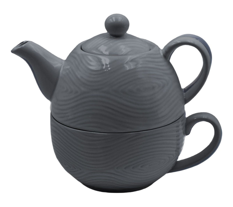 Temp-tations Woodland Mini Tea for One w/ 15-oz Teapot — View 5