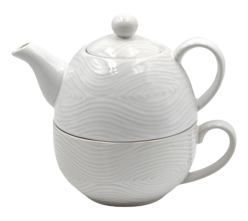 Temp-tations Woodland Mini Tea for One w/ 15-oz Teapot — View 9
