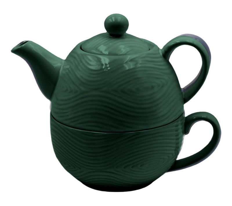 Temp-tations Woodland Mini Tea for One w/ 15-oz Teapot — View 3