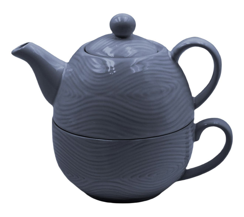 Temp-tations Woodland Mini Tea for One w/ 15-oz Teapot — View 7