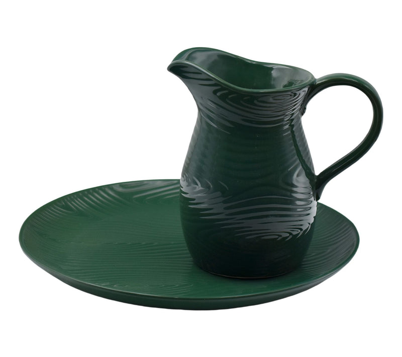Temp-tations Woodland Nostalgic Pitcher and Platter Set — View 3