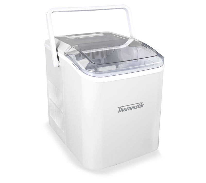 Thermostar Automatic 26-lb Portable IceMaker w/ Handle — View 16