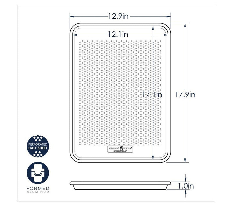 Nordic Ware Naturals Perforated Half Sheet Pan — View 2