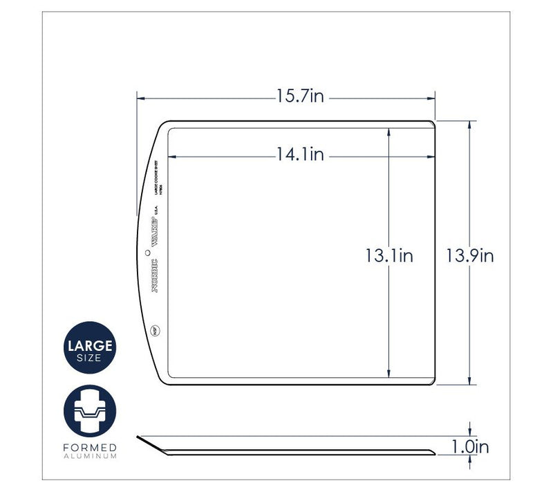 Nordic Ware Naturals Large Classic Cookie Sheet — View 2