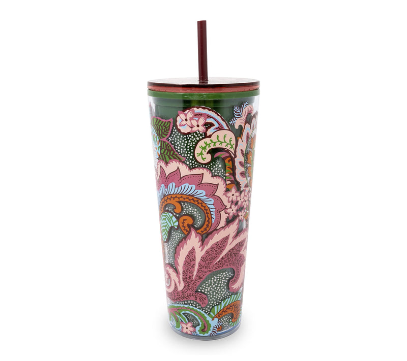 Vera Bradley Double Wall Tumbler with Straw — Main view