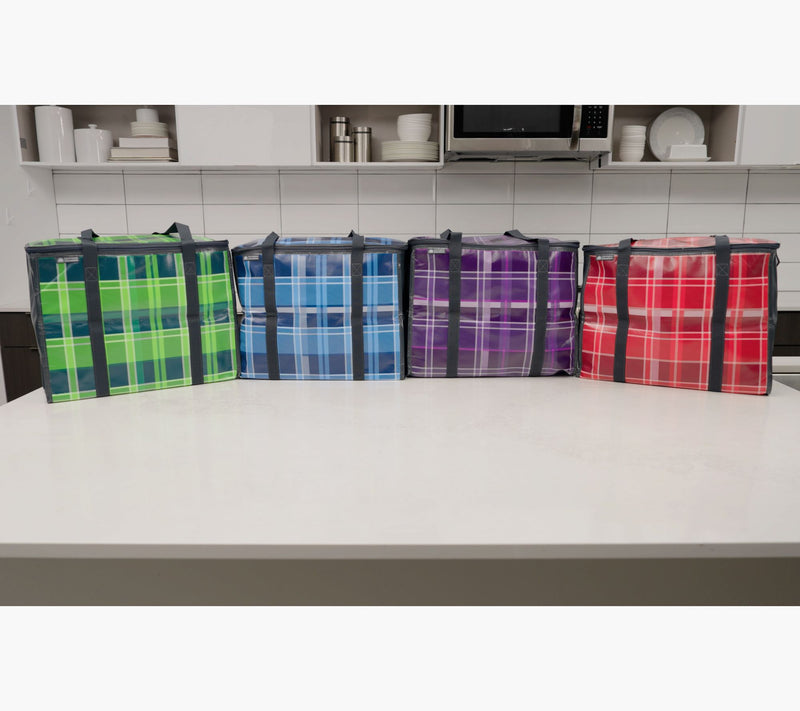 California Innovations S/4 Zip Closure Super Shopper Totes — View 7