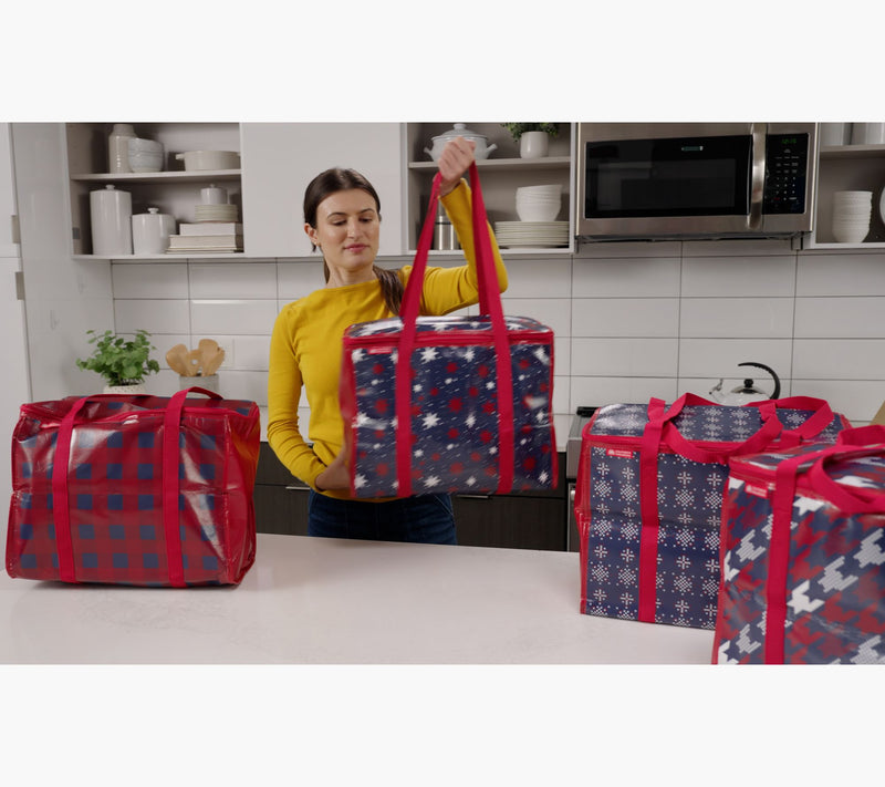 California Innovations S/4 Zip Closure Super Shopper Totes — View 4