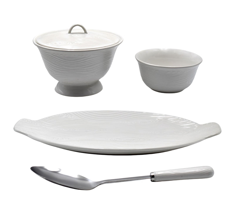 Temp-tations Woodland Nostalgic 5-pc Serving Platter and Bowl Set — View 7