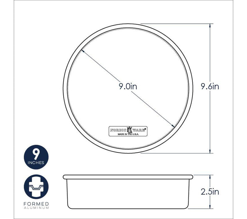 Nordic Ware Naturals 9" Layer Cake Pan — View 2