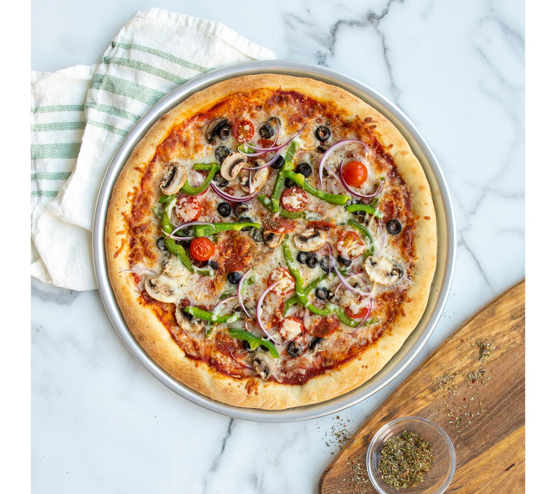 Nordic Ware Naturals 14" Traditional Pizza Pan — View 3