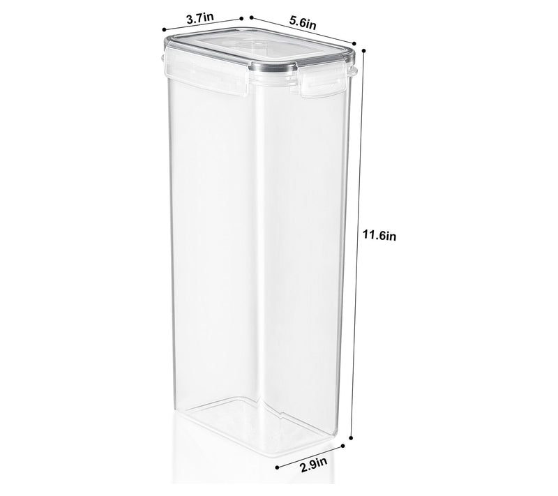 Sorbus 4 Pack A irtight Cereal Dispenser Set w ith Lids — View 3