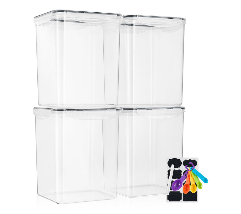 Sorbus 4 Pack Airtight Food Storage Containersith Lids — Main view