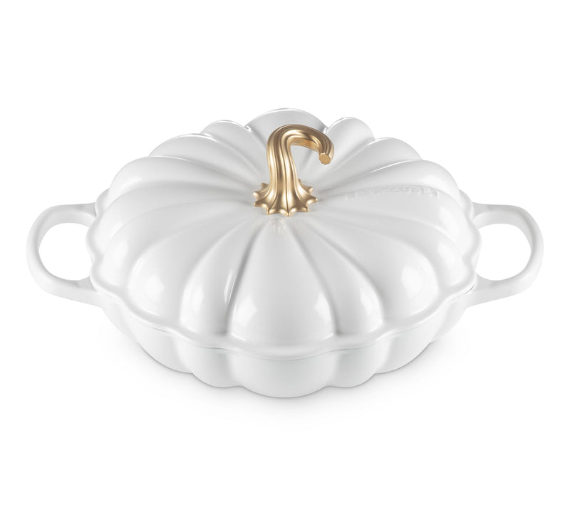 Le Creuset 2.75 qt. Signature Pumpkin Braiser — View 9