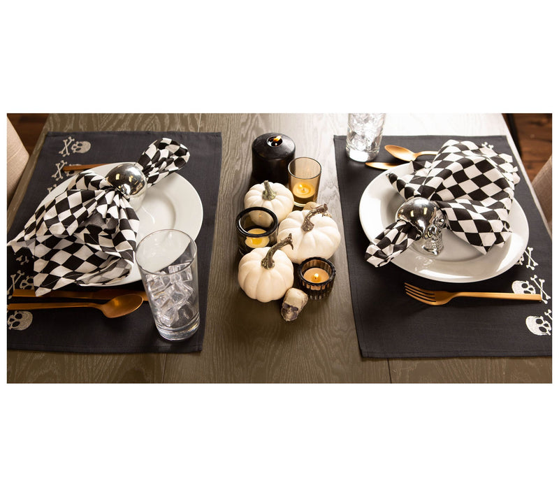 Design Imports Set of 4 Skulls Embellished Placemats — View 3