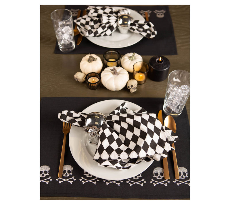 Design Imports Set of 4 Skulls Embellished Placemats — View 5