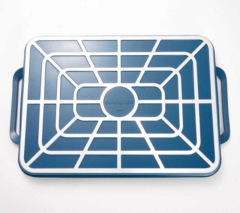 Cooking Light 15"x11" Ceramic Nonstick Double Burner Grill/Griddle — View 2