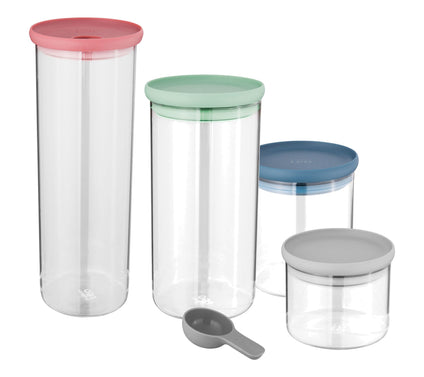 BergHOFF Leo 5Pc Covered Container Set and Scoop