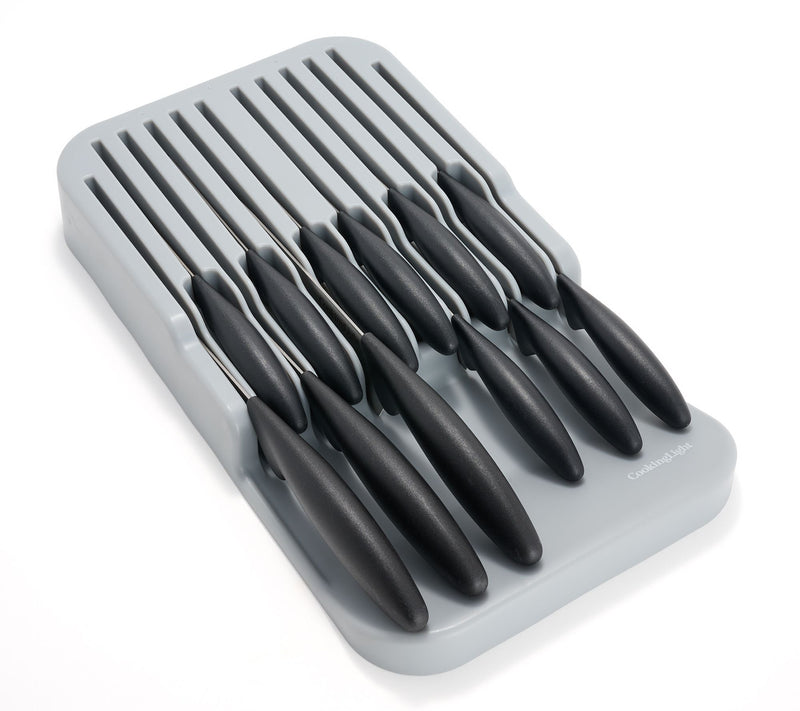 Cooking Light 13-Piece Stainless Steel Cutlery Set w/ Organizer — View 11