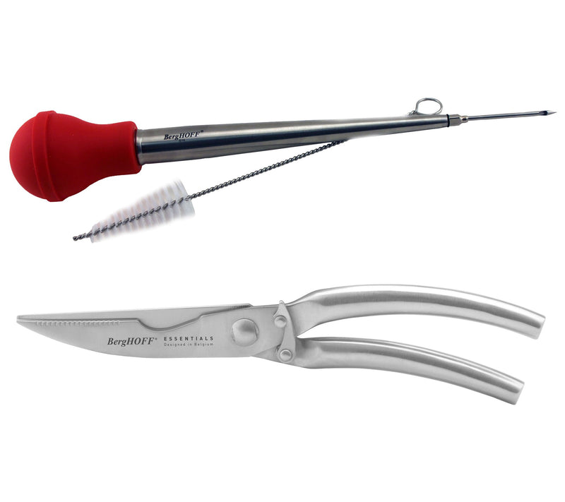 BergHOFF 3Pc Poultry Tool Set, Baster, Injector& Shears — Main view