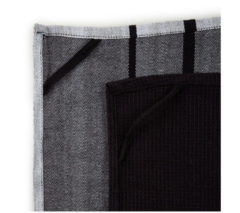 BergHOFF GEM 100% Cotton 2Pc Tea Towel Set, Dark — View 4