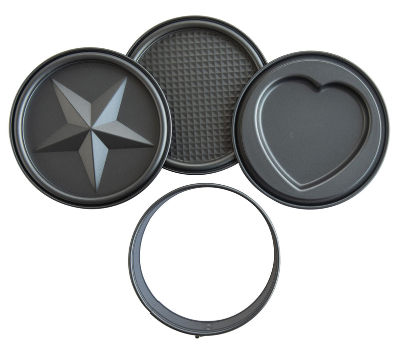 Nordic Ware 7" Decorative Springform Pan Set — View 2