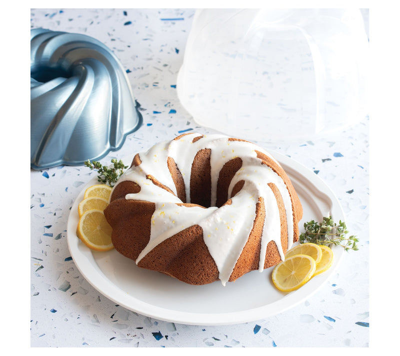 Nordic Ware Formed Aluminum Swirl Bundt & Keeper — View 3